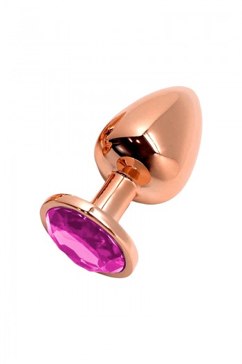 Tralalo taille S - Plug métal bijou rose | Wooomy