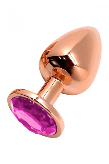 Tralalo taille L - Plug métal bijou rose | Wooomy