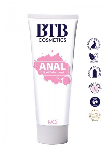 Lubrifiant anal à base d'eau 100 ml | BTB 2