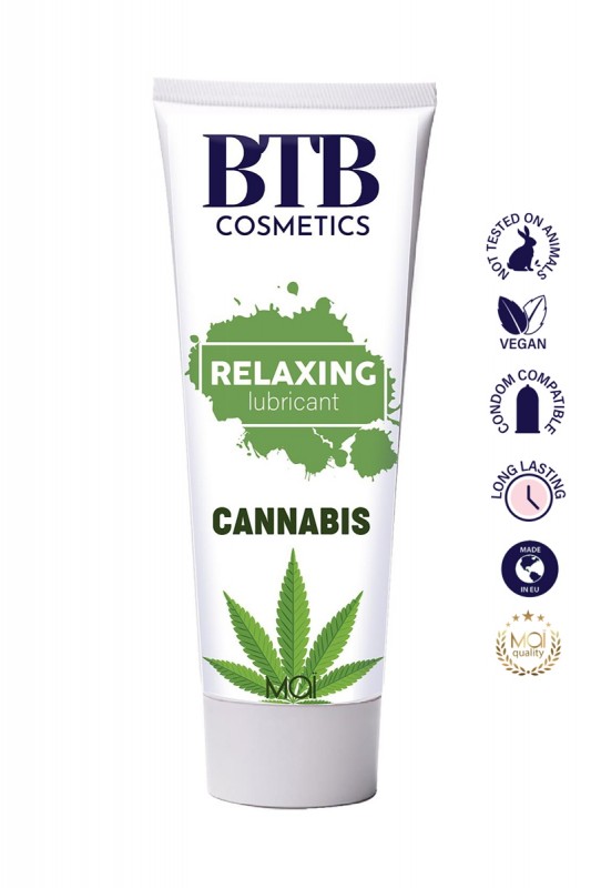 Lubrifiant relaxant au cannabis 100 ml | BTB