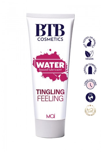 Lubrifiant stimulant à base d'eau 100 ml | BTB