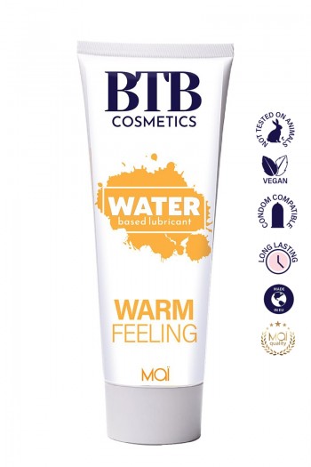 Lubrifiant chauffant à base d'eau 100 ml | BTB 2