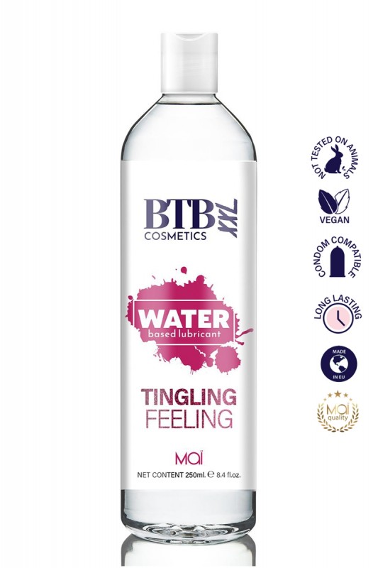Lubrifiant stimulant à base d'eau 250 ml | BTB