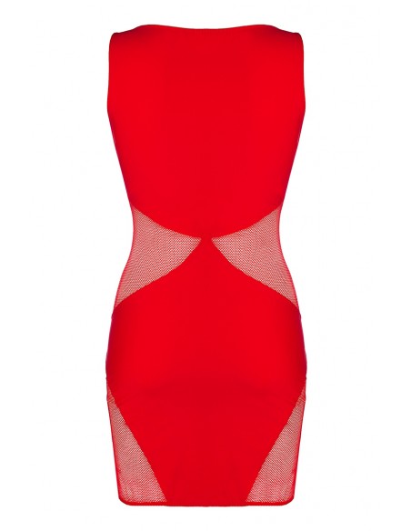 V-9289 - Robe rouge ajourée | Axami
