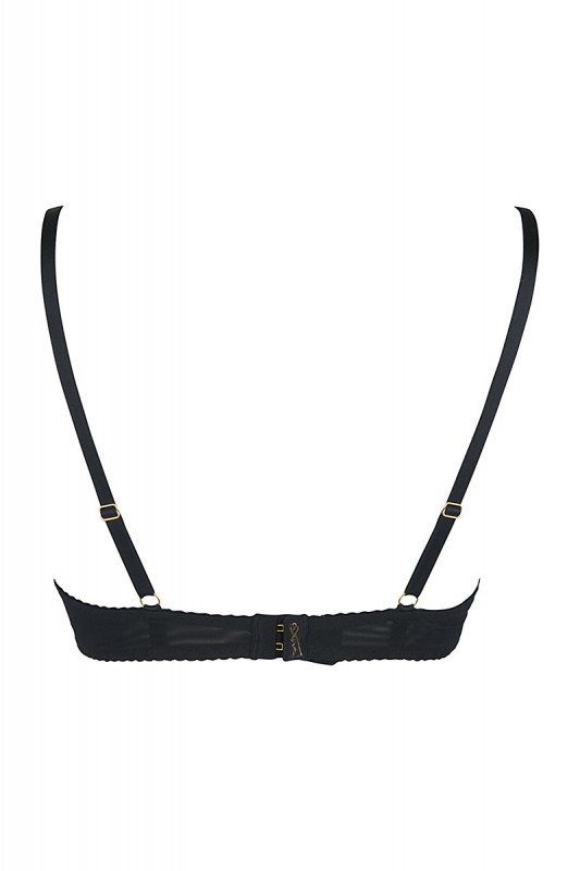 Soutien-gorge Dentelle et Broderies Rouges V-1002 | Axami