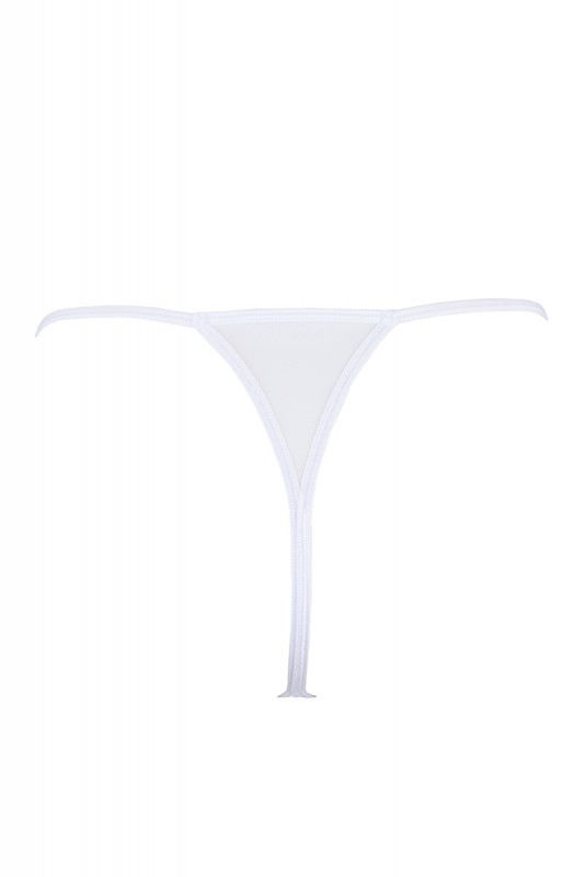 V-9798 | String blanc à clous fantaisies dorés Axami | Axami
