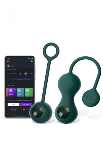 Crystal Duo - Boules de Kegel connectées Magic Motion | Magic Motion