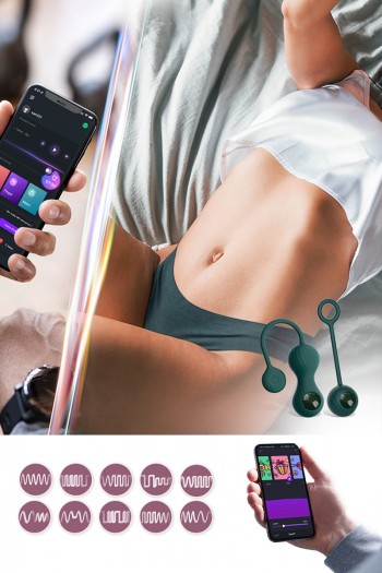 Crystal Duo - Boules de Kegel connectées Magic Motion | Magic Motion 2