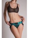 Curious vert métallique - Harnais Strap On Me | Strap-on-Me