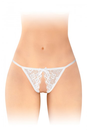 Zoé - Culotte ouverte blanche | Fashion Secret 2