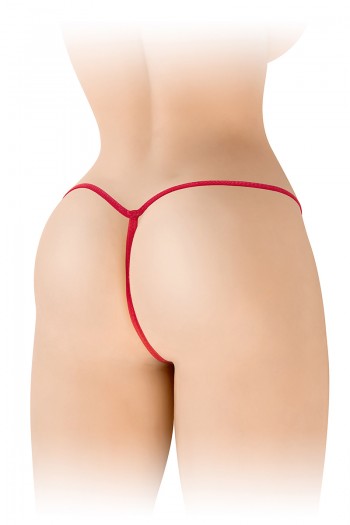 Sandra - String ficelle ouvert rouge | Fashion Secret 2