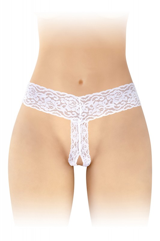 Anita - String ouvert blanc | Fashion Secret