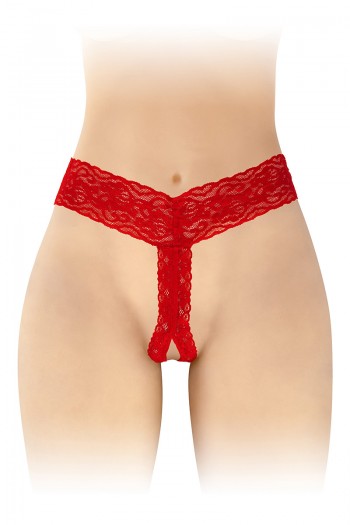 Anita - String ouvert rouge | Fashion Secret