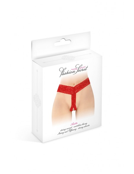 Anita - String ouvert rouge | Fashion Secret Anita - String ouvert rouge | Fashion Secret