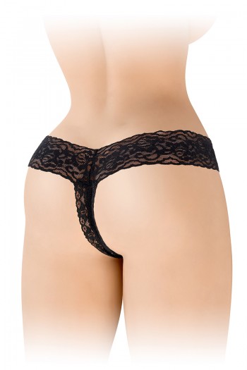 Anita - String ouvert noir | Fashion Secret 2