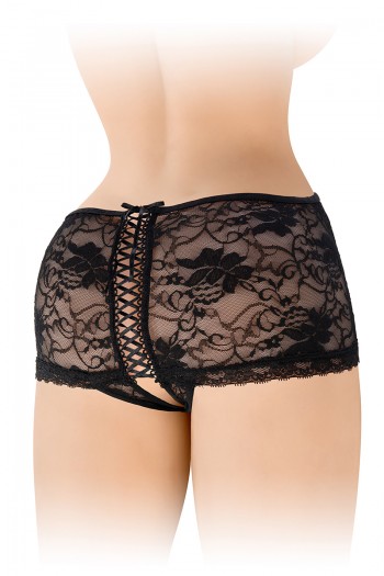 Cynthia - Shorty ouvert noir | Fashion Secret 2