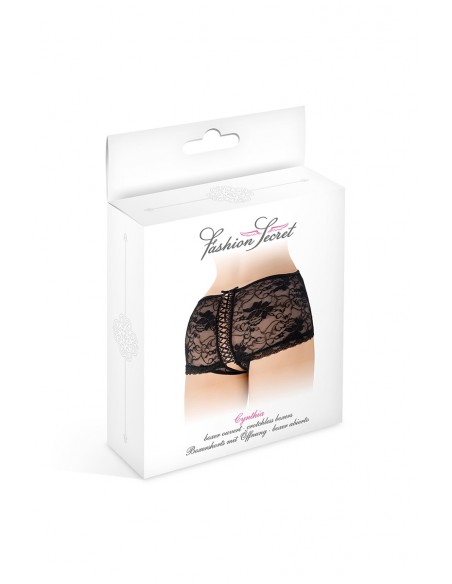 Cynthia - Shorty ouvert noir | Fashion Secret Cynthia - Shorty ouvert noir | Fashion Secret