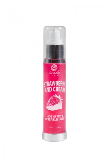 Huile chauffante goût fraise chantilly | Secret Play