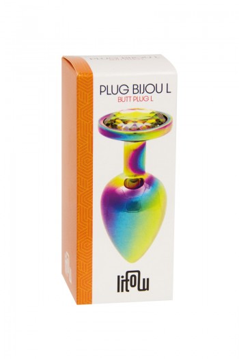 Plug bijou arc-en-ciel L | Litolu 2