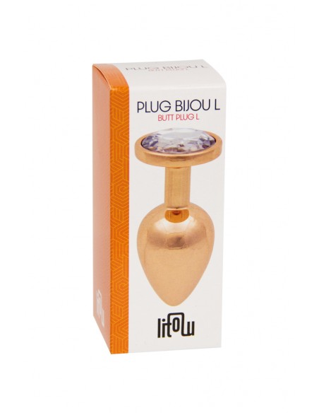 Plug bijou rose gold L | Litolu Plug bijou rose gold L | Litolu