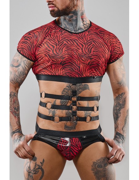 Top-Harnais Érotique Zébré par Regnes | Regnes