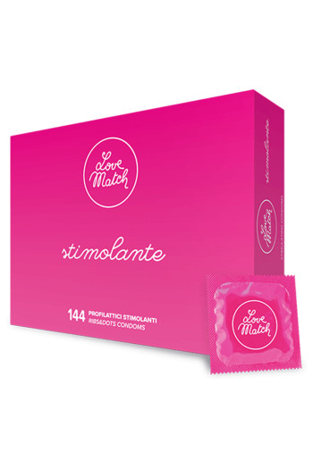 144 Préservatifs texturés - Love Match | Love Match