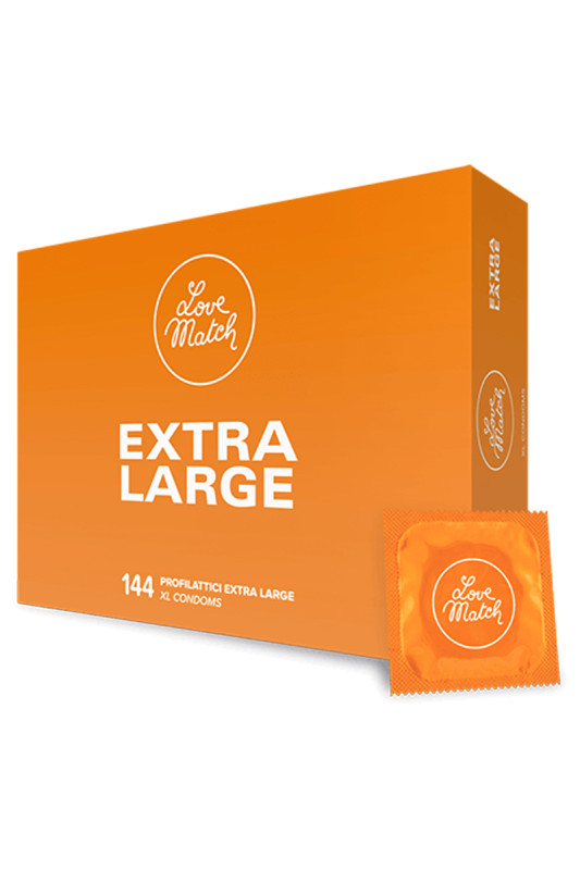 144 préservatifs extra-large - Love Match | Love Match