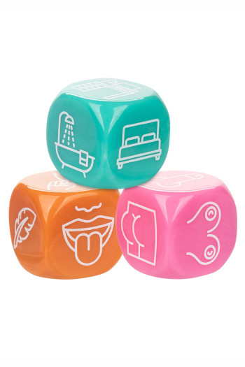 Jeu de Dés Coquins "Roll With It Sex Dice Game" | California Exotic Novelties