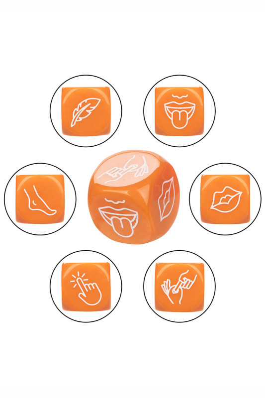 Jeu de Dés Coquins "Roll With It Sex Dice Game" | California Exotic Novelties