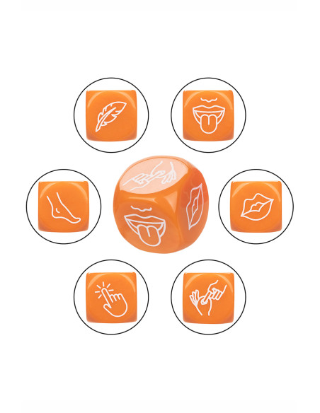 Jeu de Dés Coquins "Roll With It Sex Dice Game" | California Exotic Novelties Jeu de Dés Coquins "Roll With It Sex Dice Game" | California Exotic Novelties