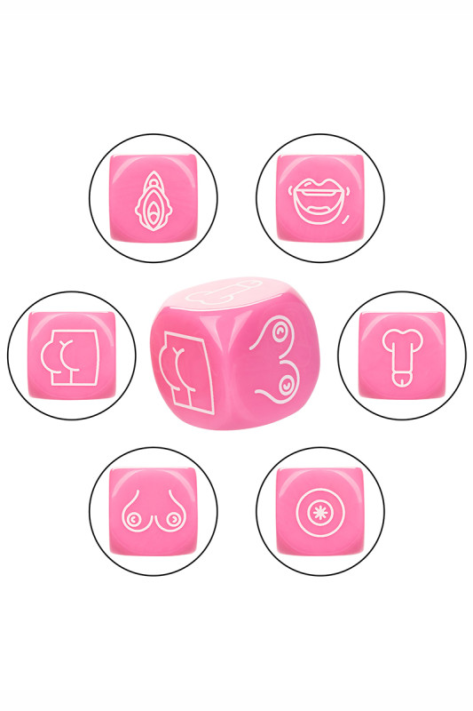 Jeu de Dés Coquins "Roll With It Sex Dice Game" | California Exotic Novelties
