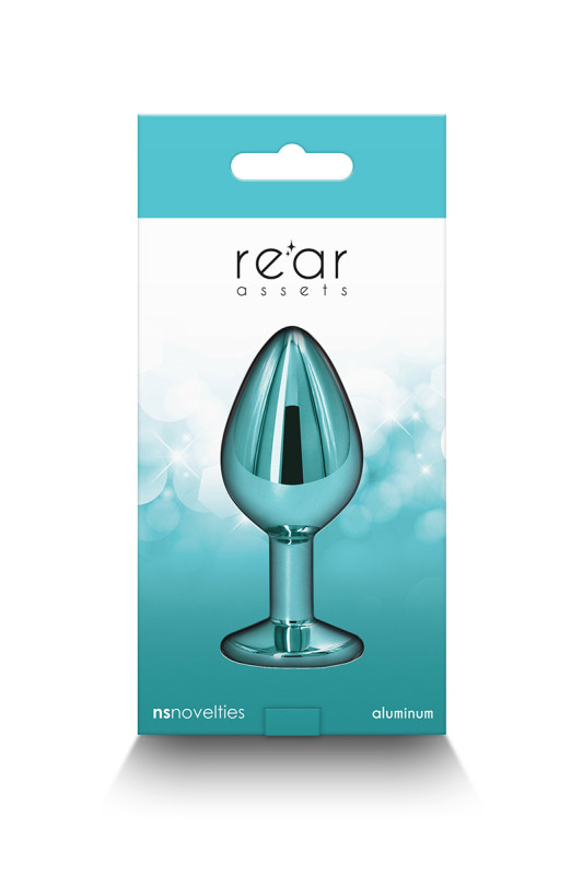 Plug Anal Chromé Vert avec Strass - M | NS Novelties