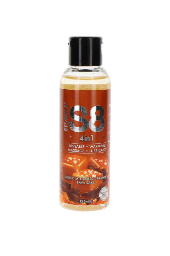 Gel de massage et lubrifiant 4 en 1 chocolat et caramel salé | Stimul 8
