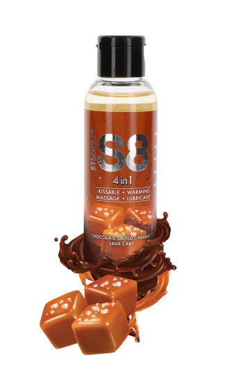 Gel de massage et lubrifiant 4 en 1 chocolat et caramel salé | Stimul 8 2