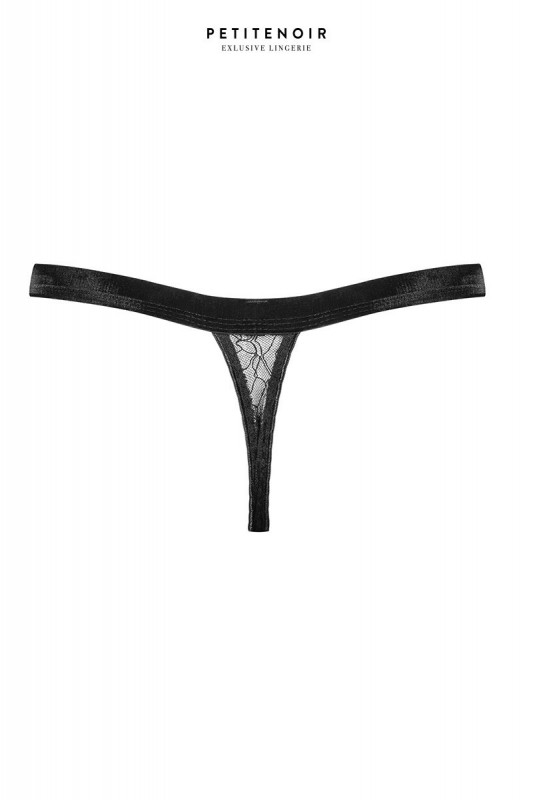 String dentelle et velours | Petite Noir