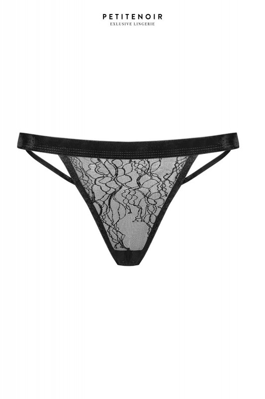 String dentelle et velours | Petite Noir