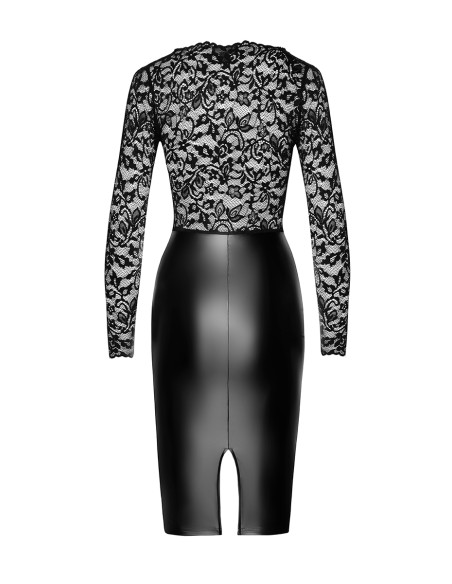 Euphoria - Robe F295 wetlook et dentelle | Noir HandMade Euphoria - Robe F295 wetlook et dentelle | Noir HandMade