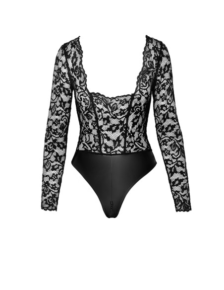Psyché - Body F296 wetlook et dentelle | Noir HandMade Psyché - Body F296 wetlook et dentelle | Noir HandMade