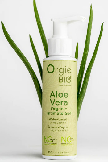 Gel Lubrifiant Bio à Base d'Eau à l'Aloe Vera 100ml | Orgie 2