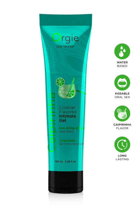 Lubrifiant intime embrassable - Cocktail Caipirinha 100ml | Orgie