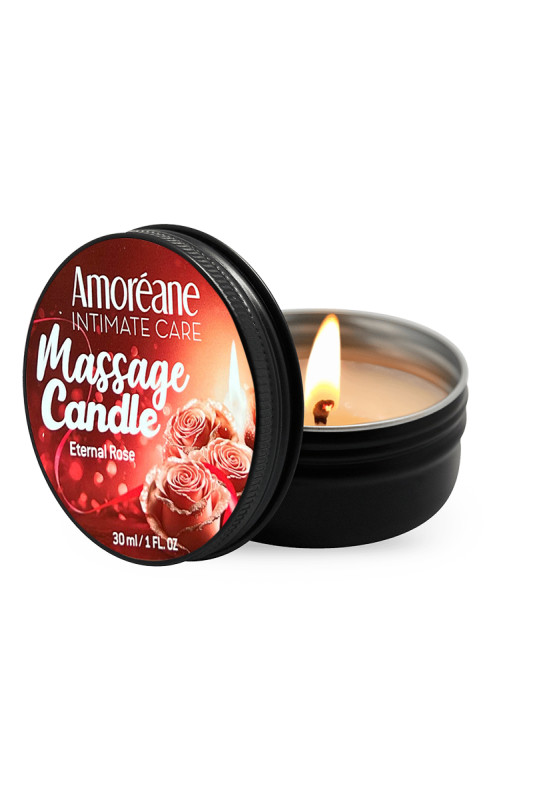 Bougie de massage senteur Roses éternelles | Amoreane Med