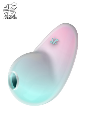 Satisfyer Pixie Dust rose et menthe - air pulsé et vibrations | Satisfyer