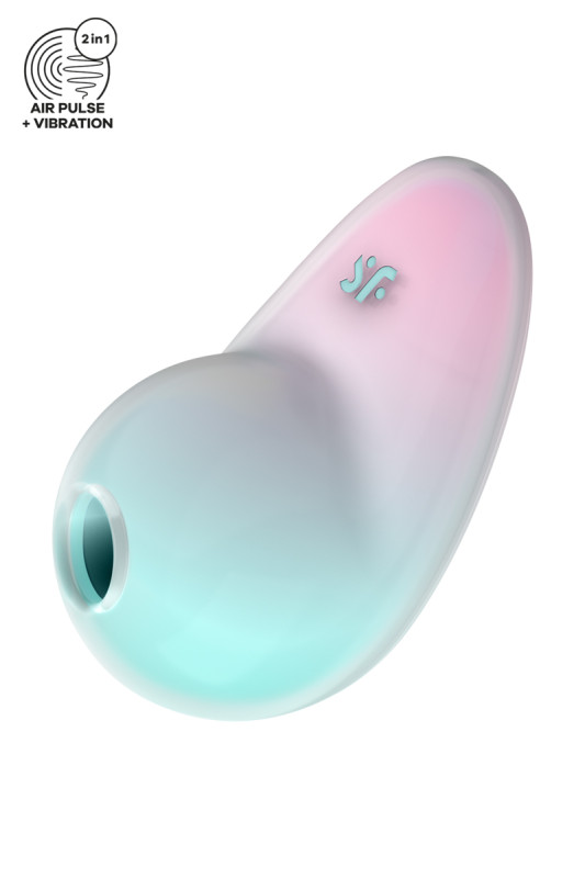 Satisfyer Pixie Dust rose et menthe - air pulsé et vibrations | Satisfyer