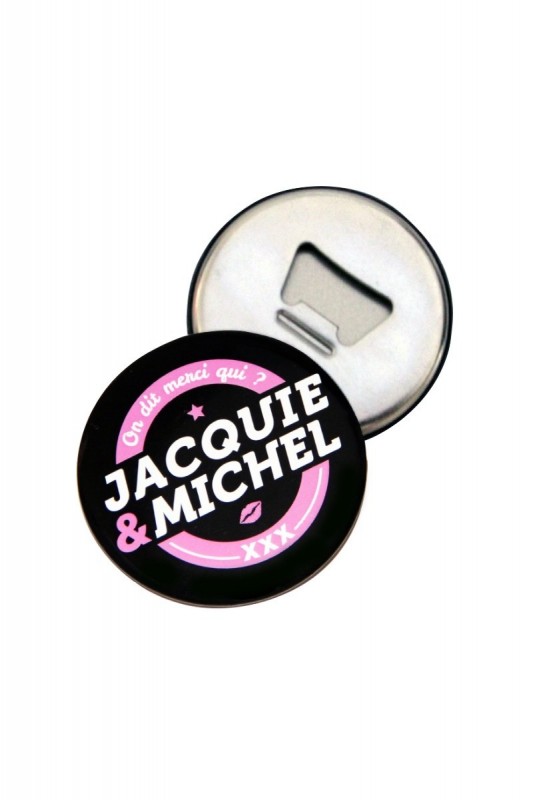 Magnet décapsuleur J&M | Jacquie & Michel