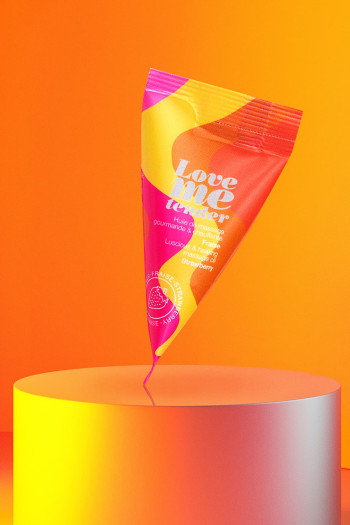 Huile de massage chauffante à la fraise | Love to Love 2
