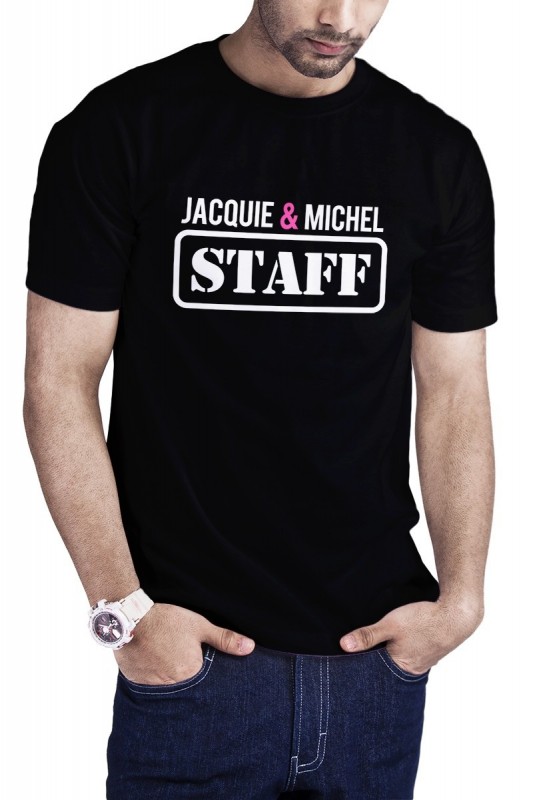 T-shirt Jacquie et Michel Staff - noir | Jacquie & Michel