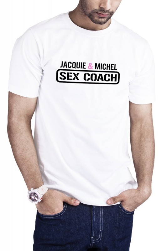 T-shirt Sex Coach blanc - Jacquie et Michel | Jacquie & Michel