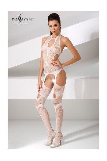 Combinaison BS053 - Blanc | Passion bodystockings