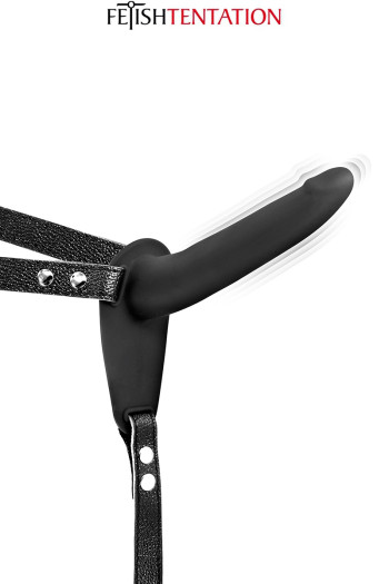 Gode ceinture vibrant noir | Fetish Tentation | Fetish Tentation