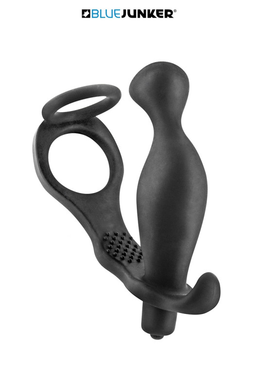 Cockring & stimulateur de prostate vibrant | Blue Junker